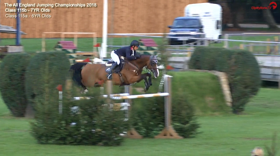 Matt Sampson winning the All England 6 & 7 Year Old Championship 2018