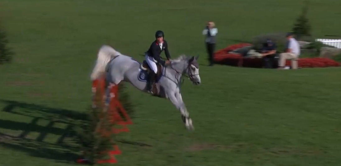 Matt Sampson's winning round in the All England 1.30m Open Championship 2018 