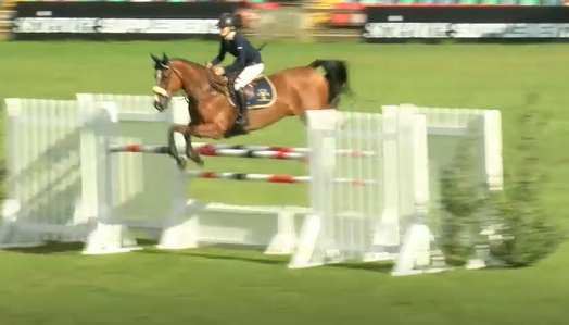 Georgia Tame & Quintella winning The All England 1.30m Open Championship