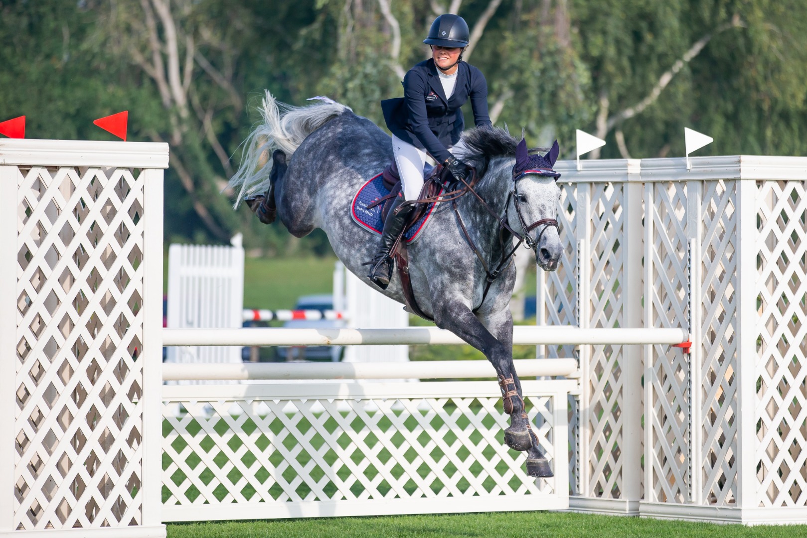 Vicky Lovegrove & Bonaparte Z - The Hy Equestrian Hickstead 1.10m Amateur Championship