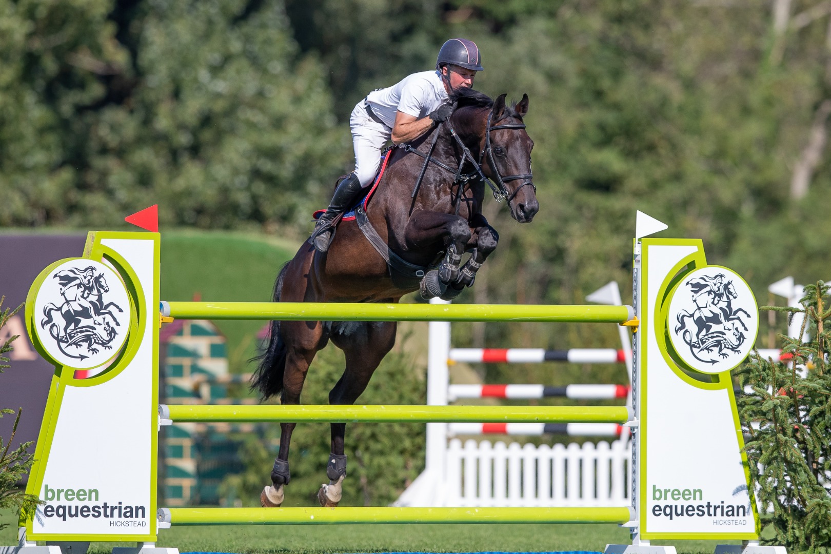 Mark Edwards & Flying Tinker II - The Breen Equestrian All England 1.40m Open
